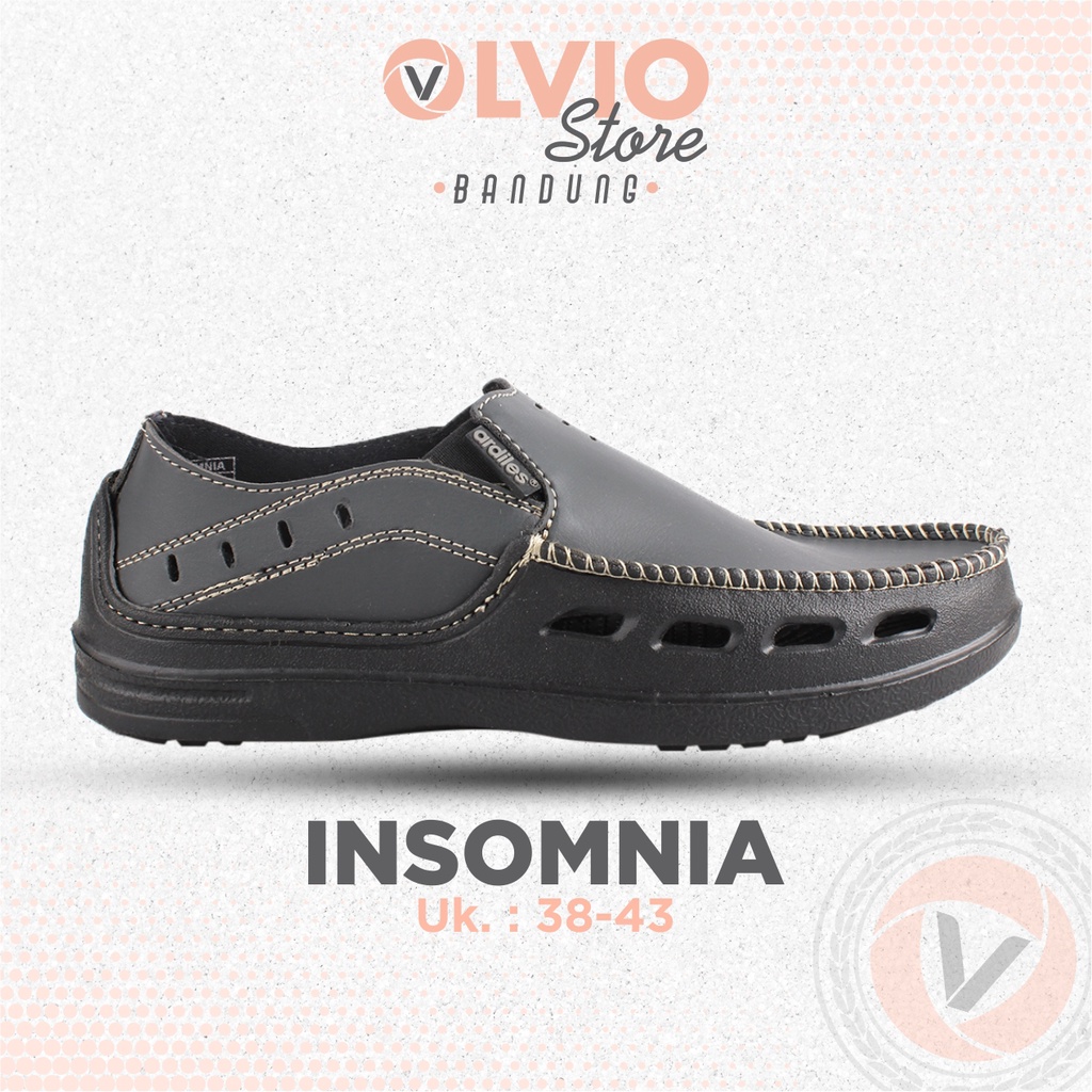 ARDILES Slip On INSOMNIA - Sepatu Slip On Karet Fashion Casual Pria