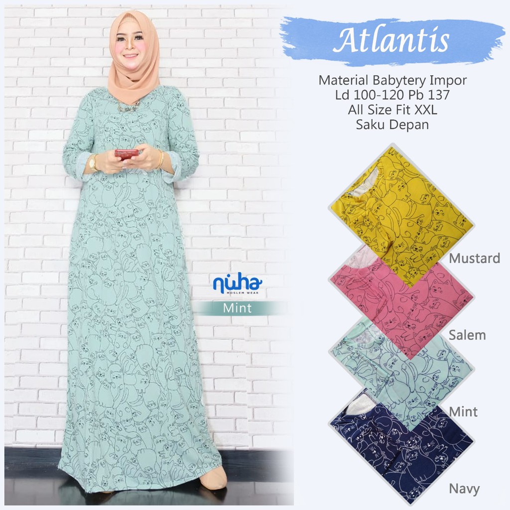 Gamis Atlantis by Nuha
