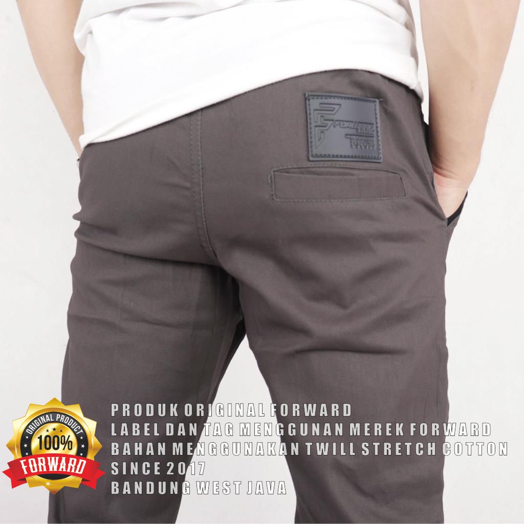 Celana Panjang Chino Jogger Cargo Pria FOLKSYSTEM