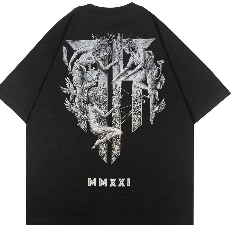 ((TERLARIS)) Lastkiss T-Shirt Mythology Black