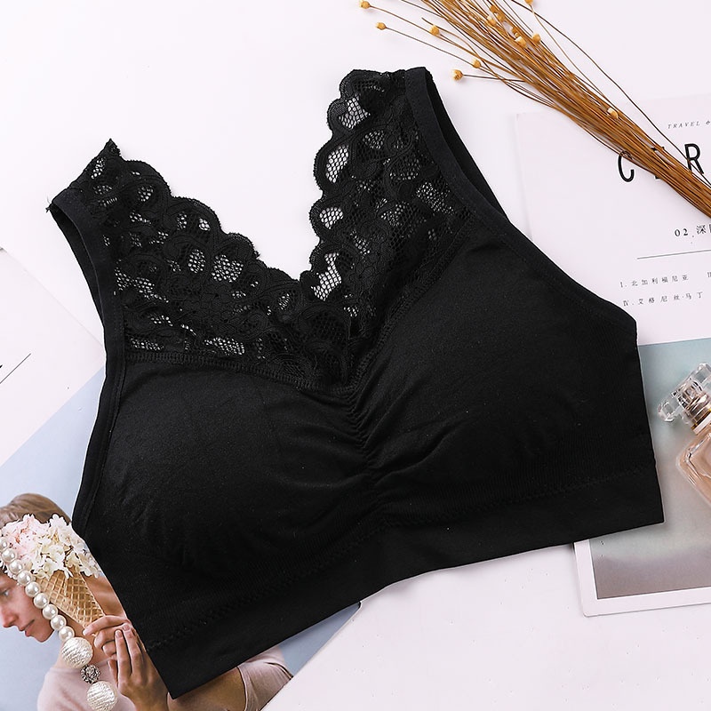 BH Wanita Tanpa Kawat Halus Bra bralette dengan Busa IMPORT BH09