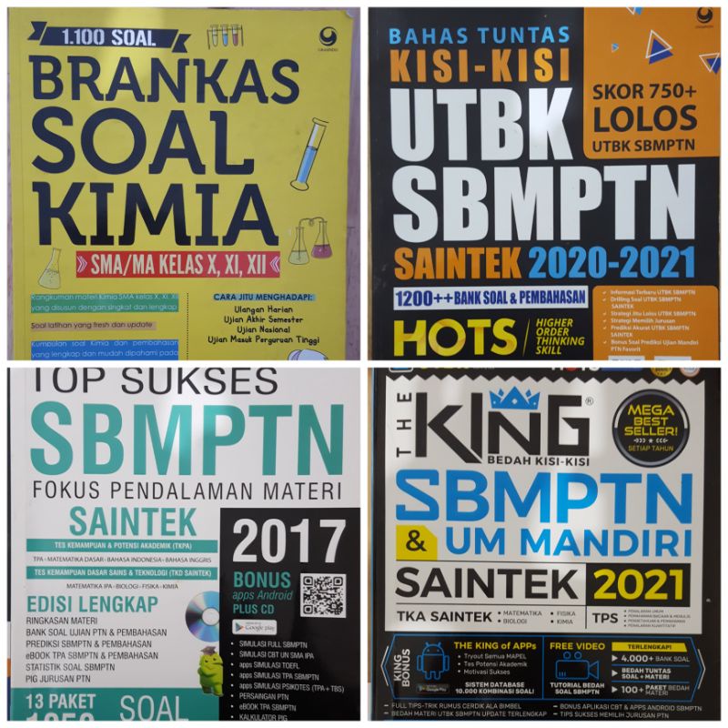 

CUCI GUDANG!! BUNDLE BUKU MODUL LATIHAN UTBK SAINTEK TERMURAH!!