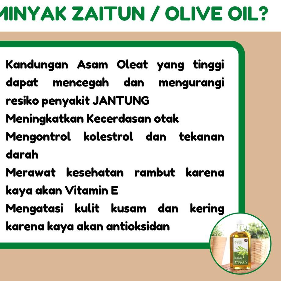 

[PRODUK YAWFS] Minyak Zaitun Murni Asli Untuk Diminum Kesehatan / EVOO / Extra Virgin Olive Oil / 250 ml EBC