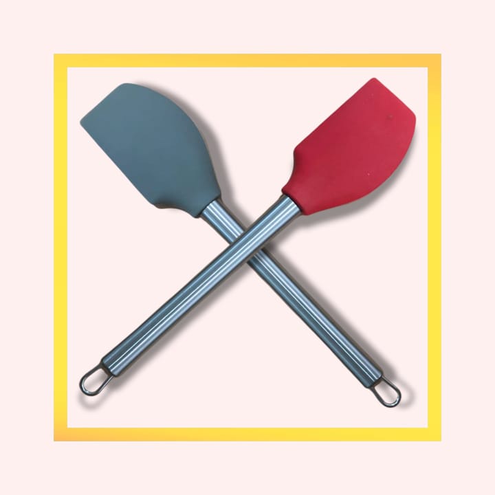 Spatula Silikon / Codet Sutil Anti Panas Gagang Stainless