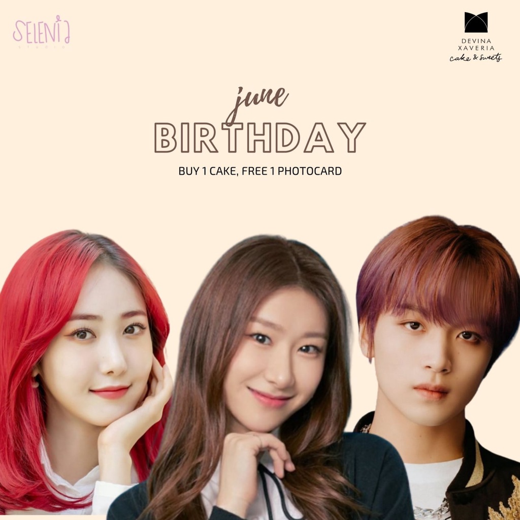 

Korean Cake Custom Special Idol March Birthday Collaboration with DevinaXaveriaCatalog