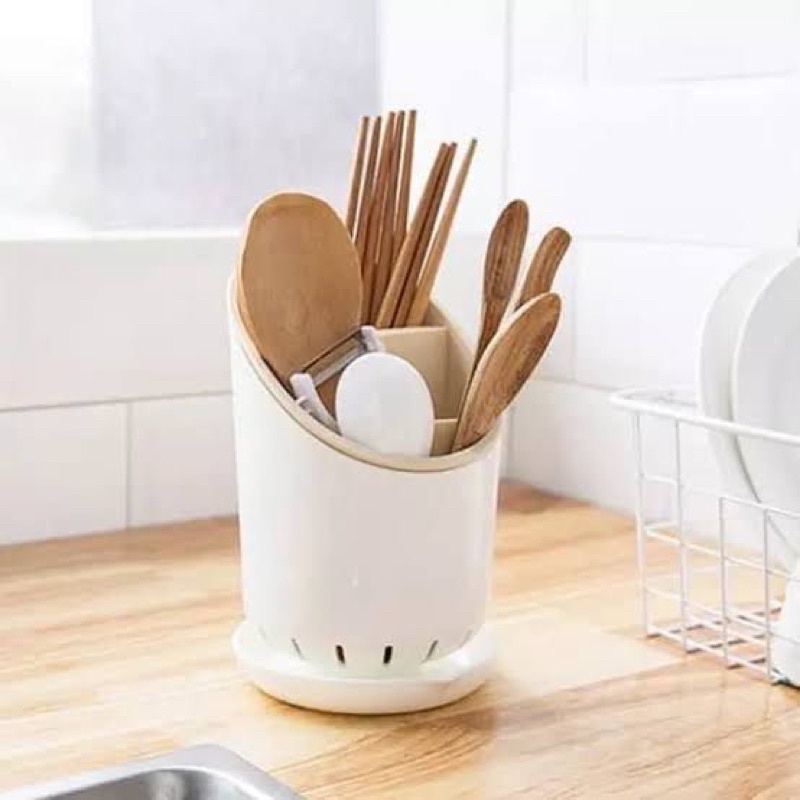 [DZS] CUTLERY HOLDER TEMPAT SENDOK GARPU PISAU SUMPIT SPATULA DAPUR