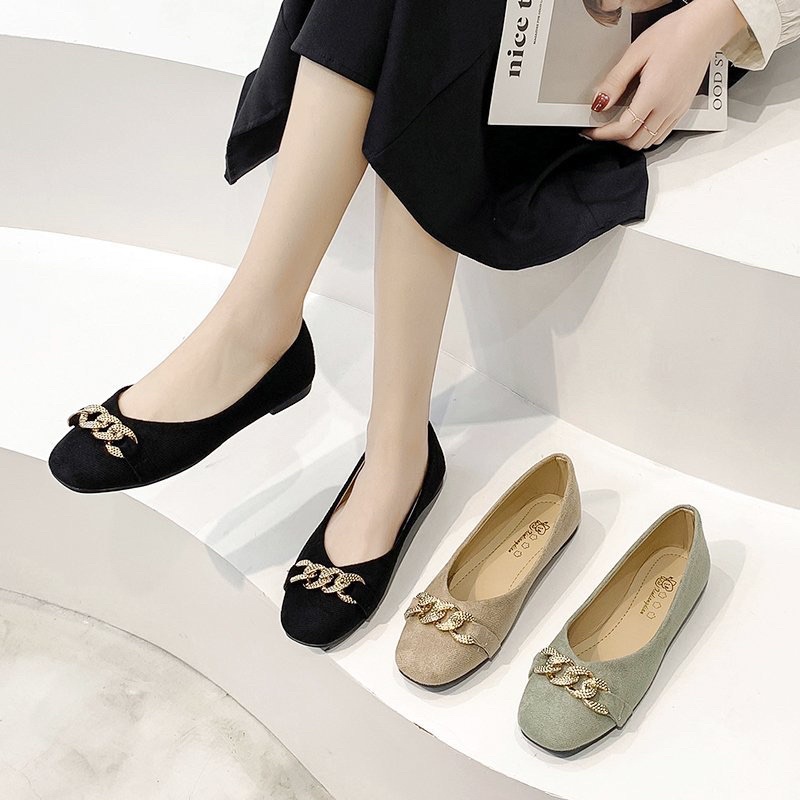 flatshoes A522 wanita import realpict