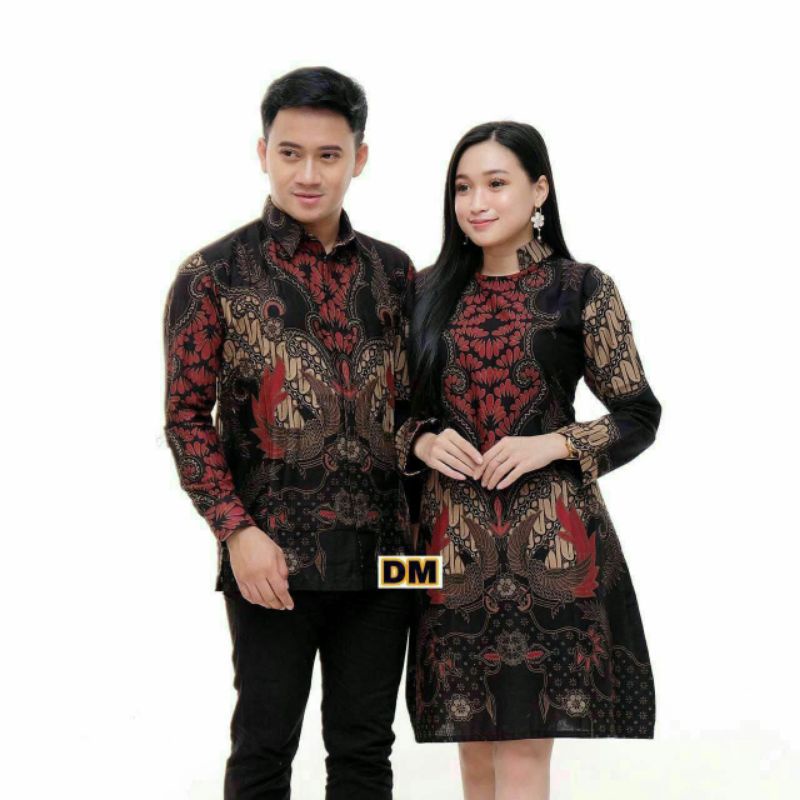 couple atasan batik kemeja dan tunik motif lasem