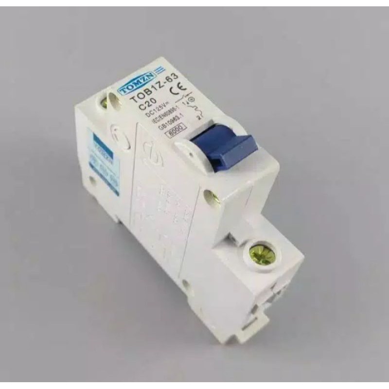 MCB DC 1P 20A DC 125V