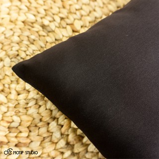 SARUNG BANTAL  SOFA KURSI  POLOS  COKLAT TUA DARK BROWN KATUN 