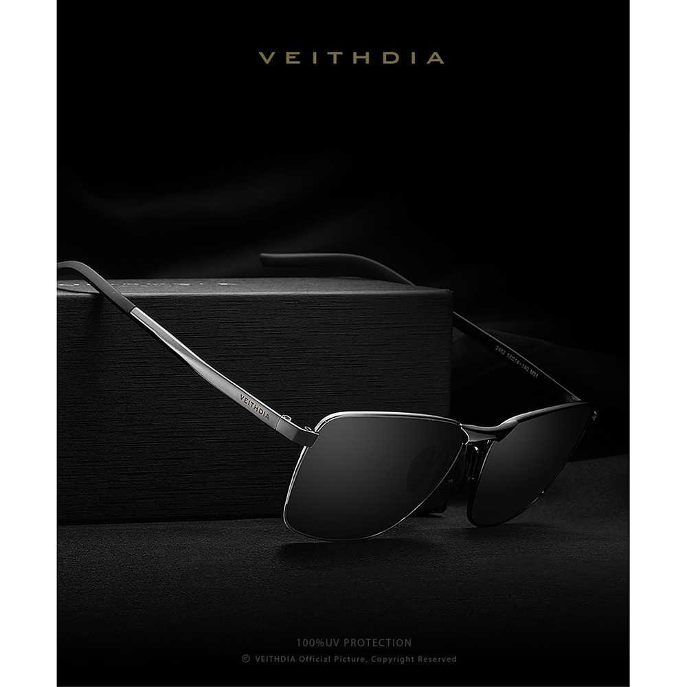 Grab Medan Kacamata Vintage UV Polarized Sunglasses - 2462 Veithdia