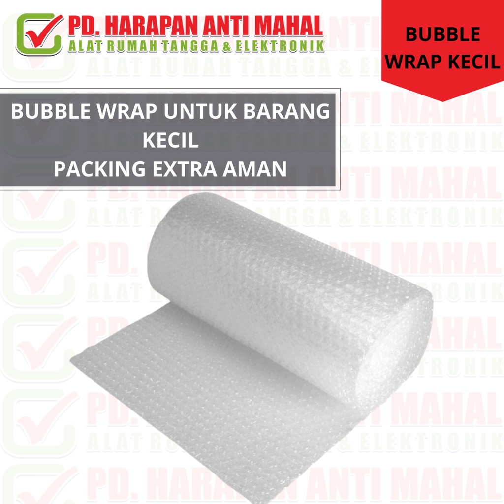 

Tambahan Bubble Wrap Untuk Pembelian Barang Di Toko ini