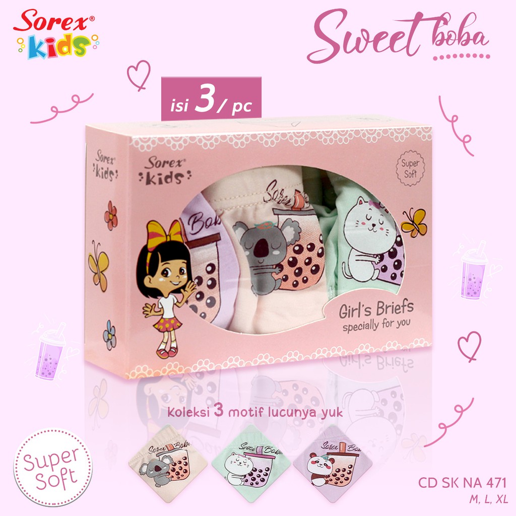 CD Anak Putri Sorex NA 471 Per Pack isi 3pc CD