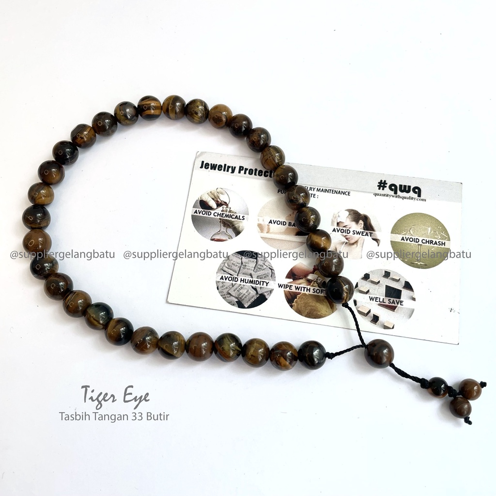 SOUVENIR TAHLILAN Tasbih Tangan Batu Alam Natural Onyx Lava 33 Butir Pyrus Putih Stone Souvenir Pernikahan Tahlilan Muslim Kado hadiah