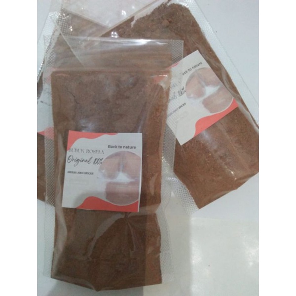

BUBUK ROSELA 100gr ORIGINAL 100% TANPA PENAMBAHAN BAHAN APAPUN!! BUBUK HALUS!