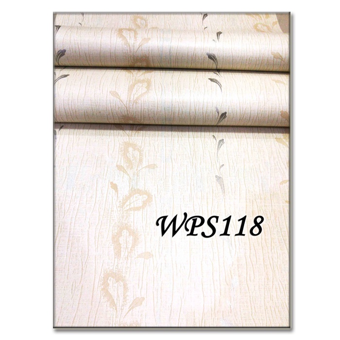 METH WPS118 CREAM N GOLD SILVER VECTOR WALLPAPER STICKER WALPAPER DINDING STICKER DINDING STIKER HIA