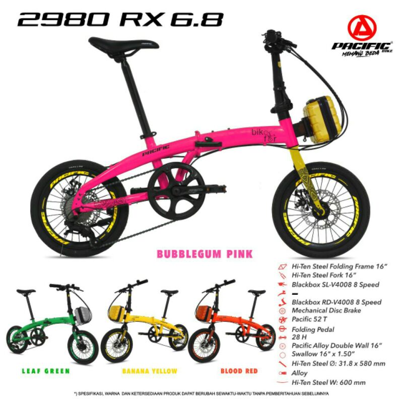 Sepeda Lipat 2980 RX 6.8 16"