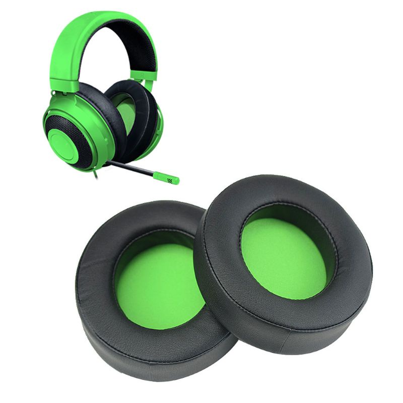 Bt Cushion Round Foam PU Leather Bantal Headset Pengganti Kraken 7.1 Pro