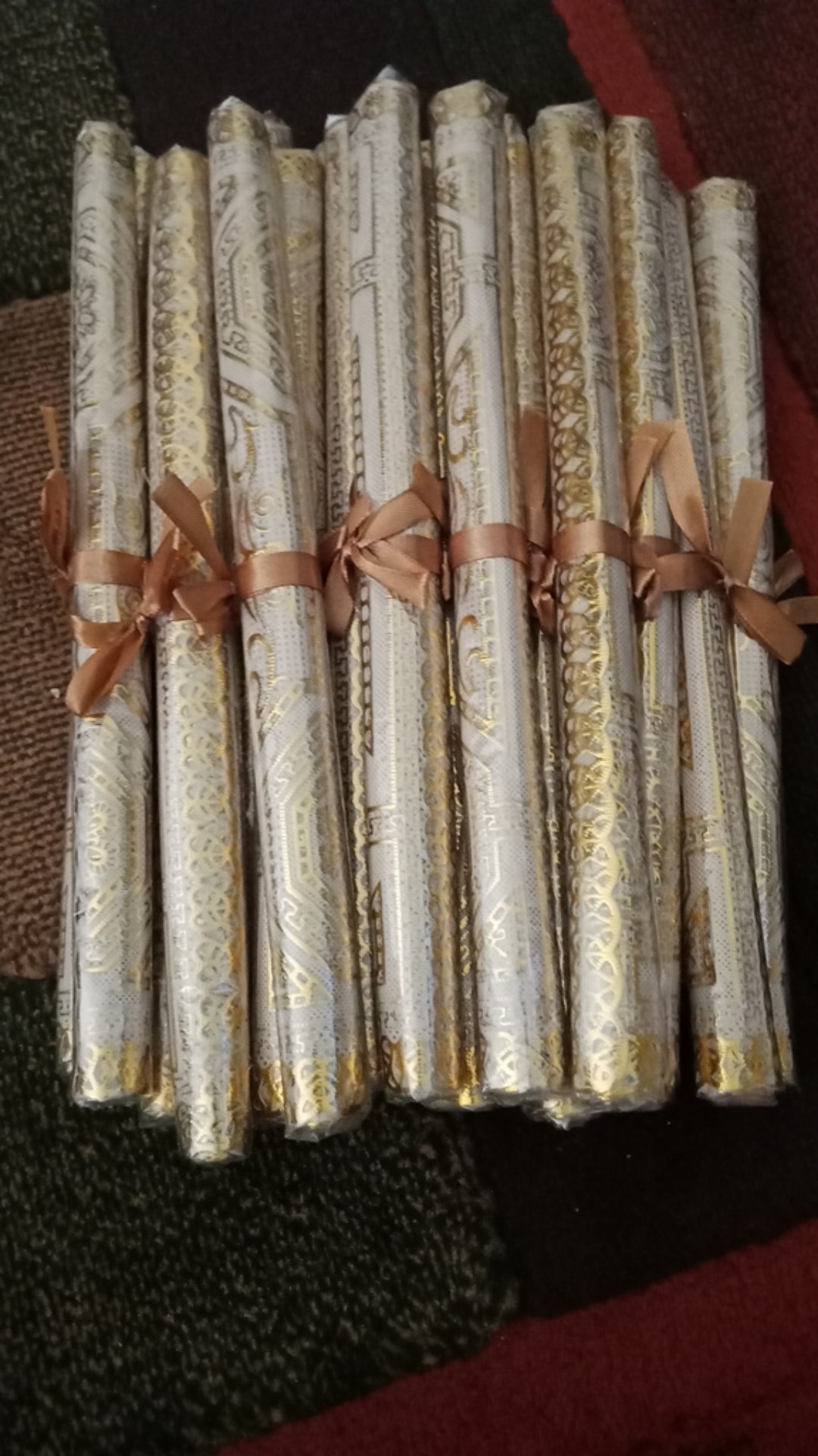 Souvenir Murah Taplak Meja Packing Gulung Plastik + Pita