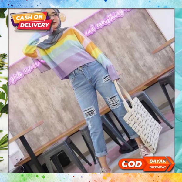 Clana Cwek Import Kulot Jeans Calana Panjang Wanita Pants Jens Cewek Kekinian Celans Jeans Remaja Ce