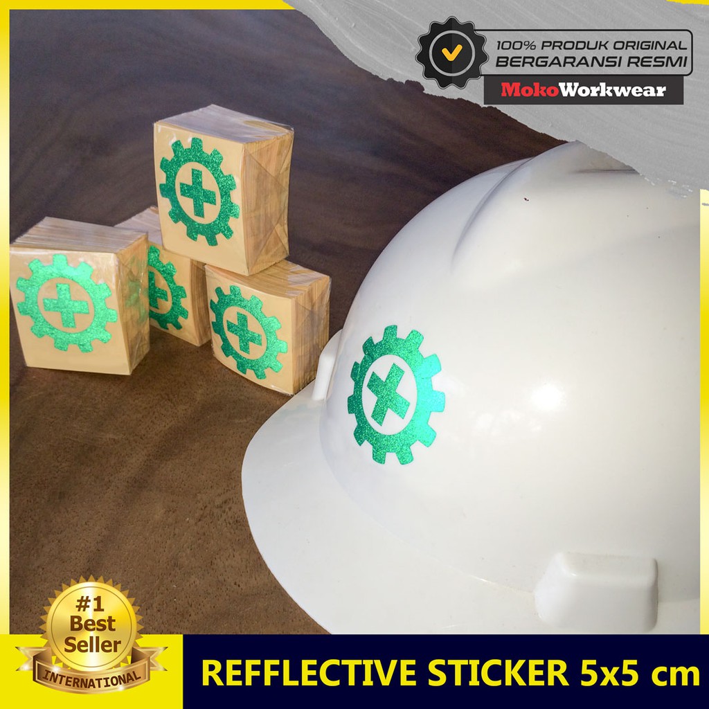 Sticker Cutting Refflective Logo Safety K3 logo Helm Safety