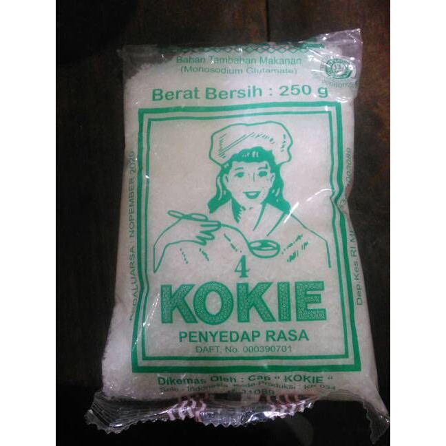 

moto micin penyedap rasa cap kokie 250 gram