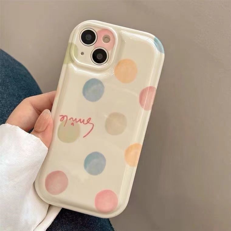 Case Motif Polkadot Untuk iPhone 12 13 11 Pro Max X Xs Max Xr uyhb