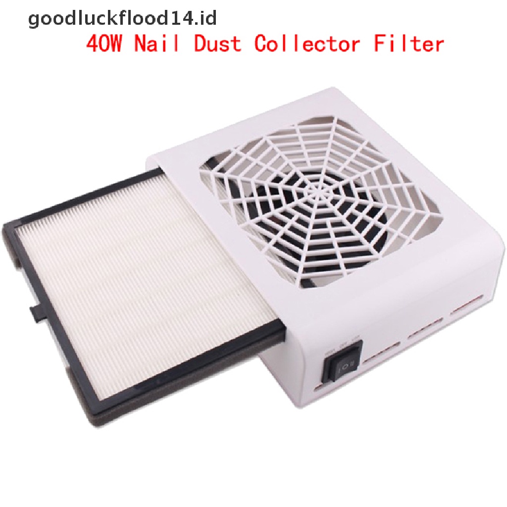 [OOID] 40W Nail Dust Collector Filter Manicure Screen Plate Suction Nail Vacuum Cleaner ID