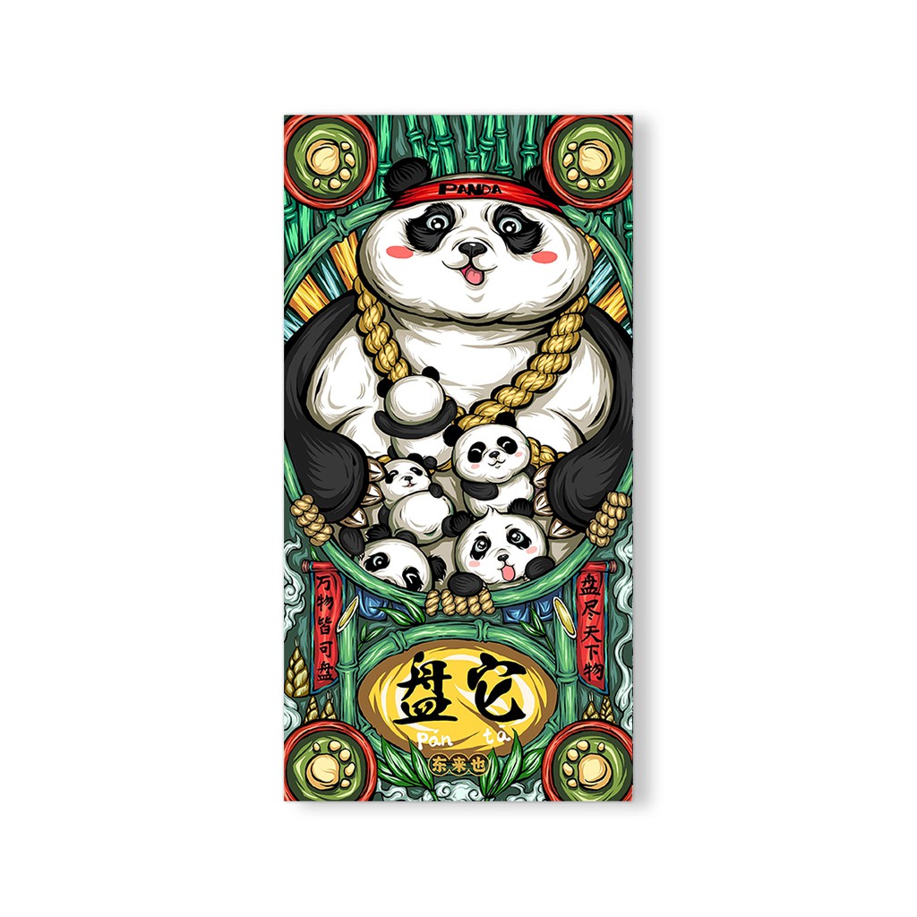 Hiasan Dinding Hiasan Kamar Wall Decor Panda - WD66