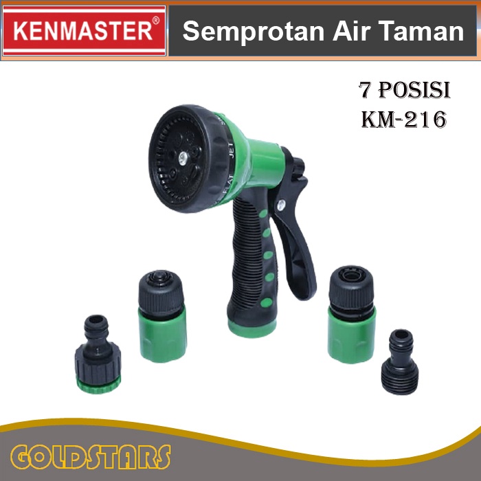 Semprotan Air PVC 7 posisi Taman Cuci Motor Mobil Kenmaster Water Sprayer