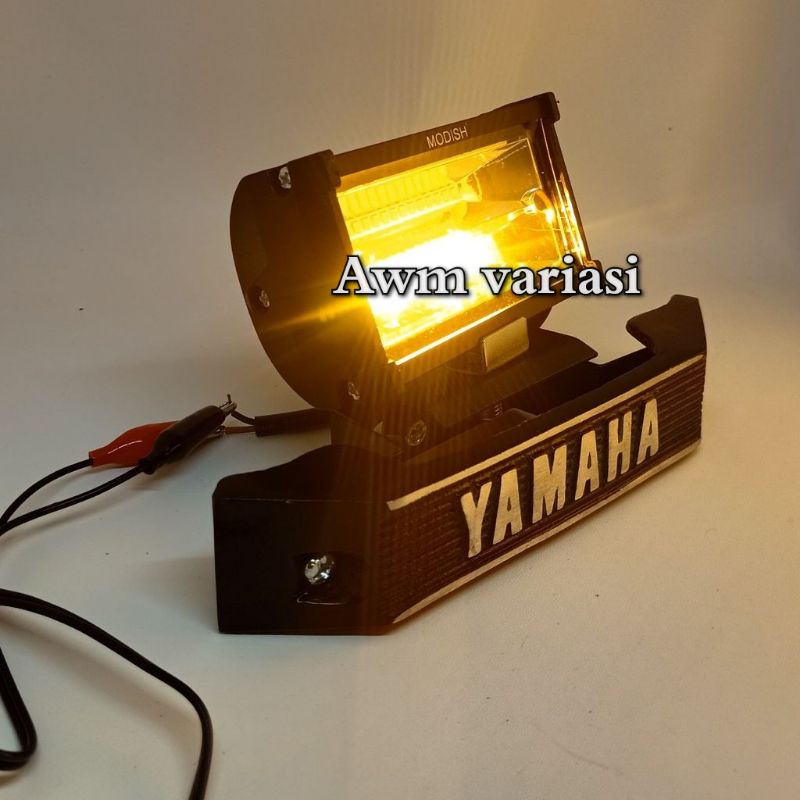 [PAKET]Lampu Tembak Sorot CWL 24 MATA LED 2 Warna 3 Mode Plus Breket RX king