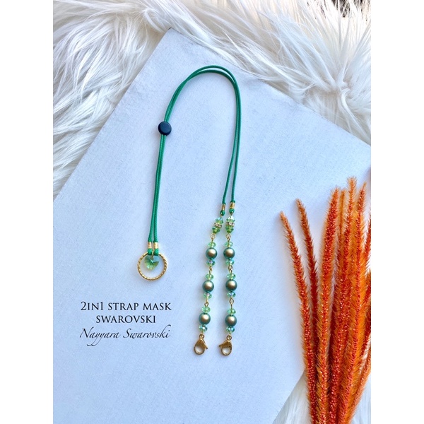 Kalung Masker Swarovski Multifungsi