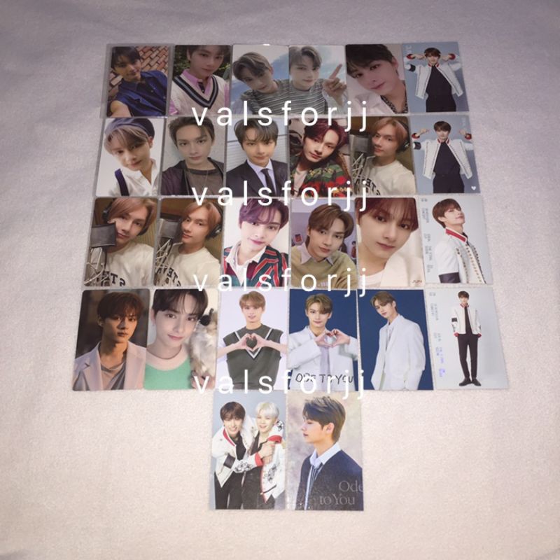 photocard tc jun seventeen an ode semicolon henggarae 24h yizhiyu hmv trading card