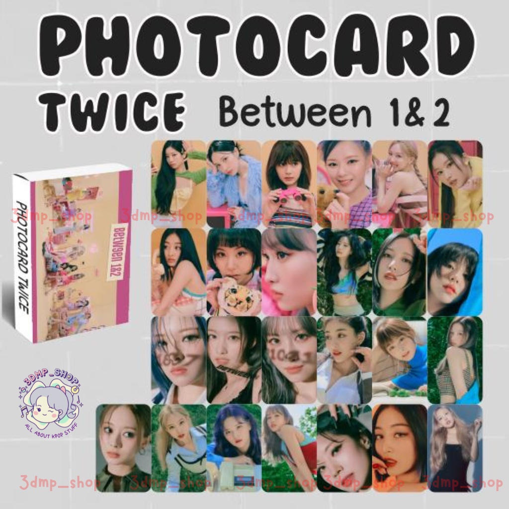 [25 lembar] Photocard Lomocard photo lomo card Twice Hare Hare Ready to be Fancy More and more yes or yes formula of love between 1&amp;2