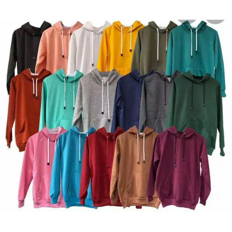 JAKET HOODIE ZIPPER POLOS PRIA WANITA