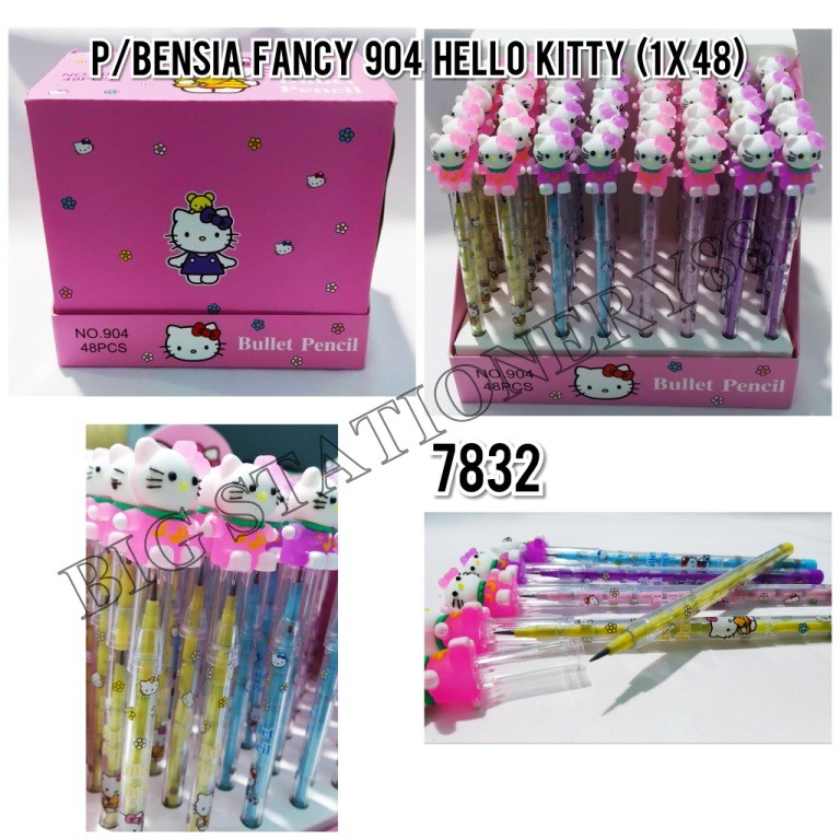 PENSIL SAMBUNG / PENSIL SUSUN / PBENSIA FANCY 904 HELLO KITTY (1X48)