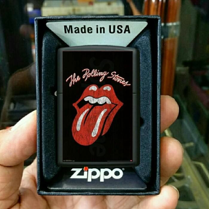 Korek Api Zippo Exclusive The Rolling Stones Logo