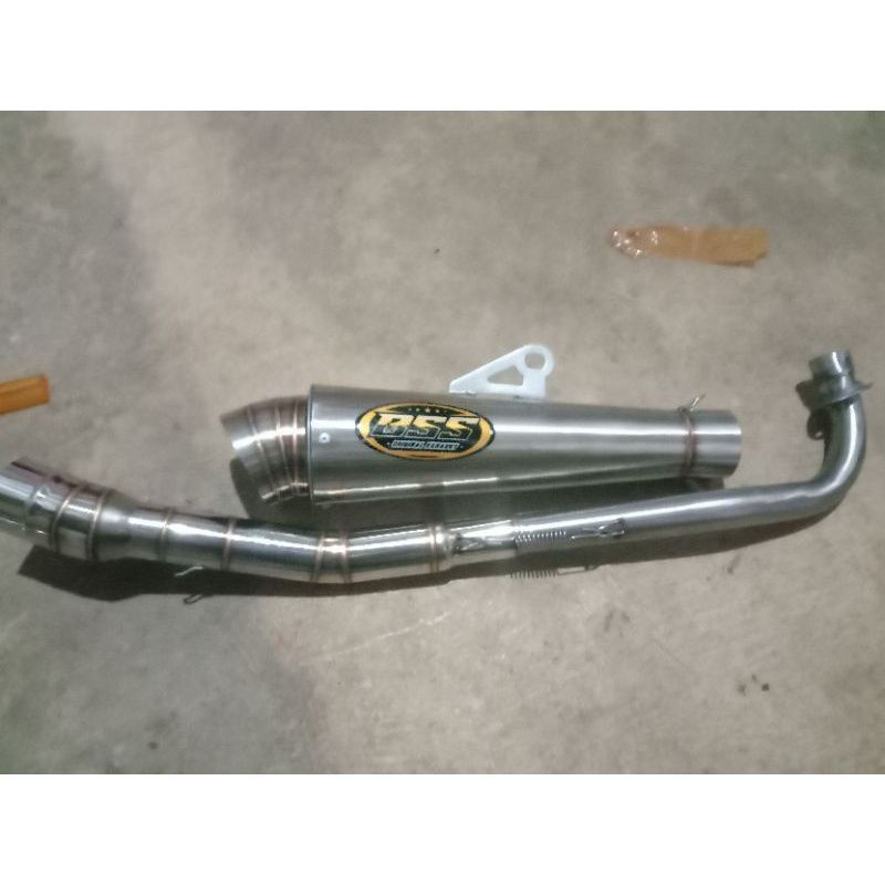 Knalpot Bss jiksaw untuk motor bebek vega jupiter supra.lama grand smahs dll