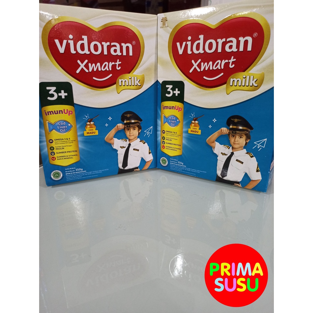 Vidoran Xmart 3+ 350 Gr, Madu, Vanila