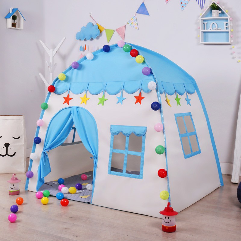 Barnik88 Tenda Anak Model Rumah Tenda Bermain Anak Princess Castle Indoor Outdoor/Mainan Mandi Bola