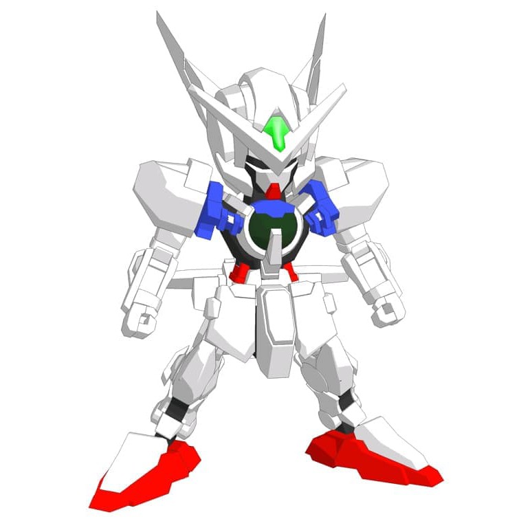 DIY SD GNY-001 Astraea Gundam Papercraft