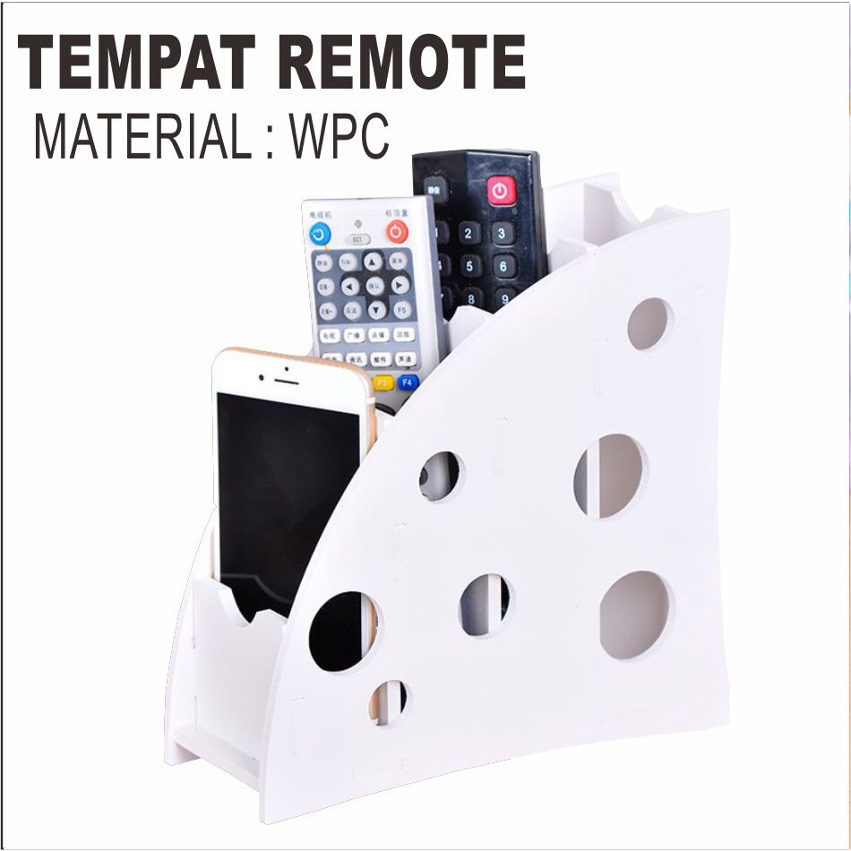 Queen_Fashions Tempat remote AC TV HP rak penyimpanan organizer 1484