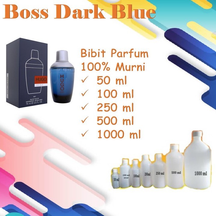 Bibit Biang Parfum Murni 100% HUGO BOSS DARK BLUE
