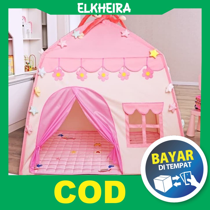 TOYS-020 Tenda mainan anak castle tendaan jumbo kemah kemahan istana anak2 murah