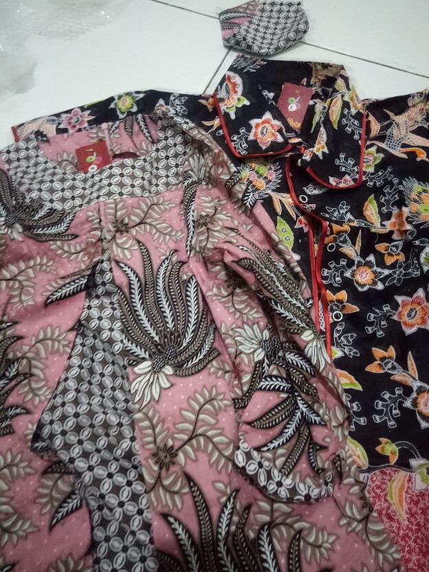 Atasan Batik Wanita Blouse Bolero Pink Terbaru Modern