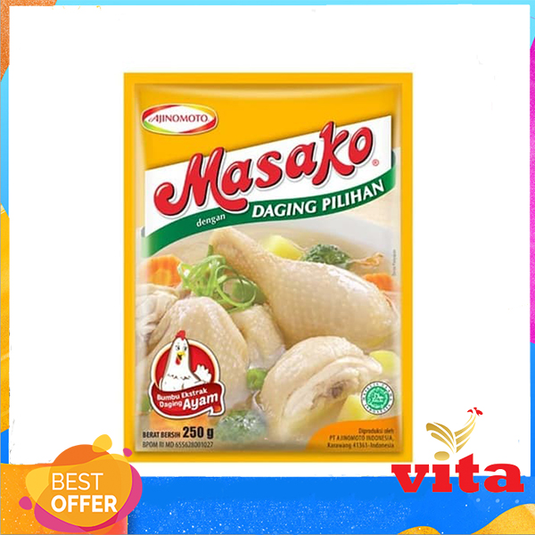 

READY - MASAKO AYAM 48X250GRAM