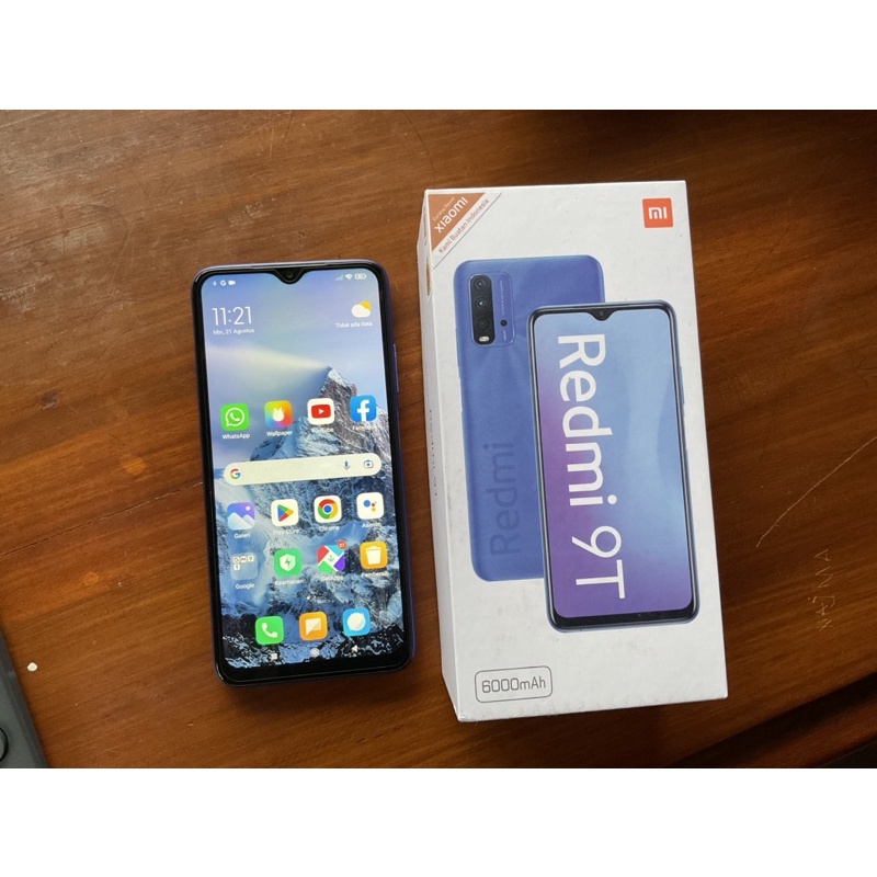 REDMI 9T MULUS NO MINUS SECOND FULLSET