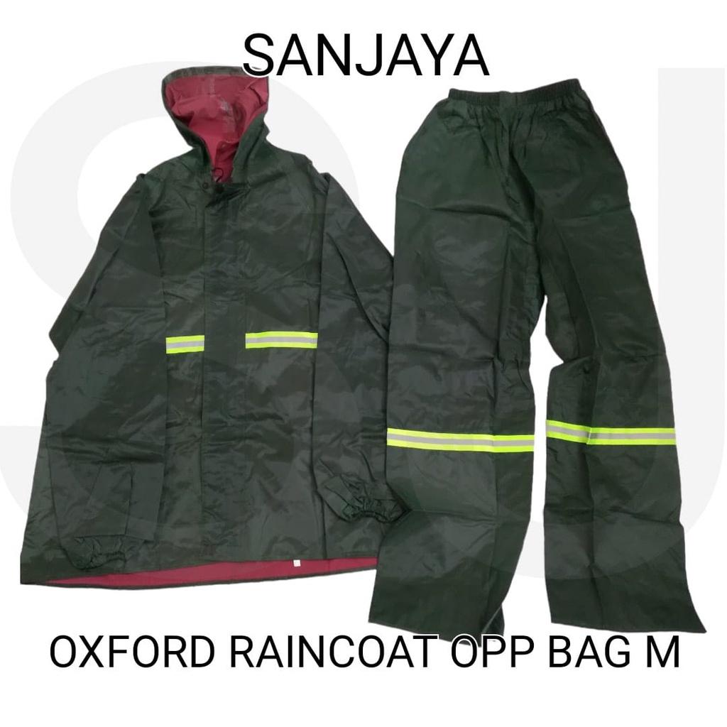 JAS HUJAN / JAS HUJAN SETELAN / MANTOL / JAS HUJAN DEWASA / RAINCOAT / OXFORD RAINCOAT OPP BAG