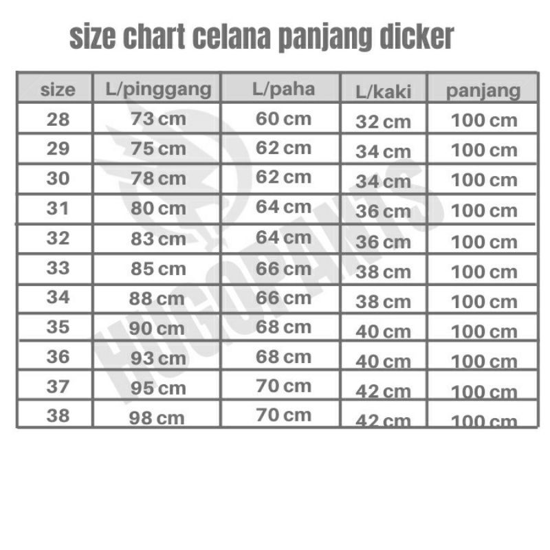 Celana Panjang Pria Chinoz Premium Original Dicker Jumbo 27 Sampai Big size 44