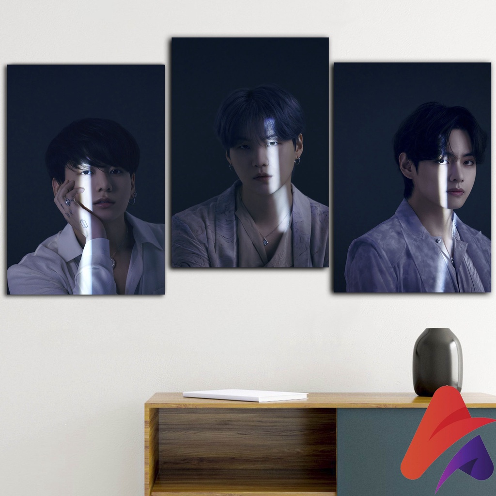 HIASAN DINDING BTS PROOF (20X30 CM) WALLDECOR PAJANGAN POSTER HIASAN KAMAR DEKORASI KAYU KPOP BTS